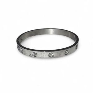 Sterling silver bracelet with studs